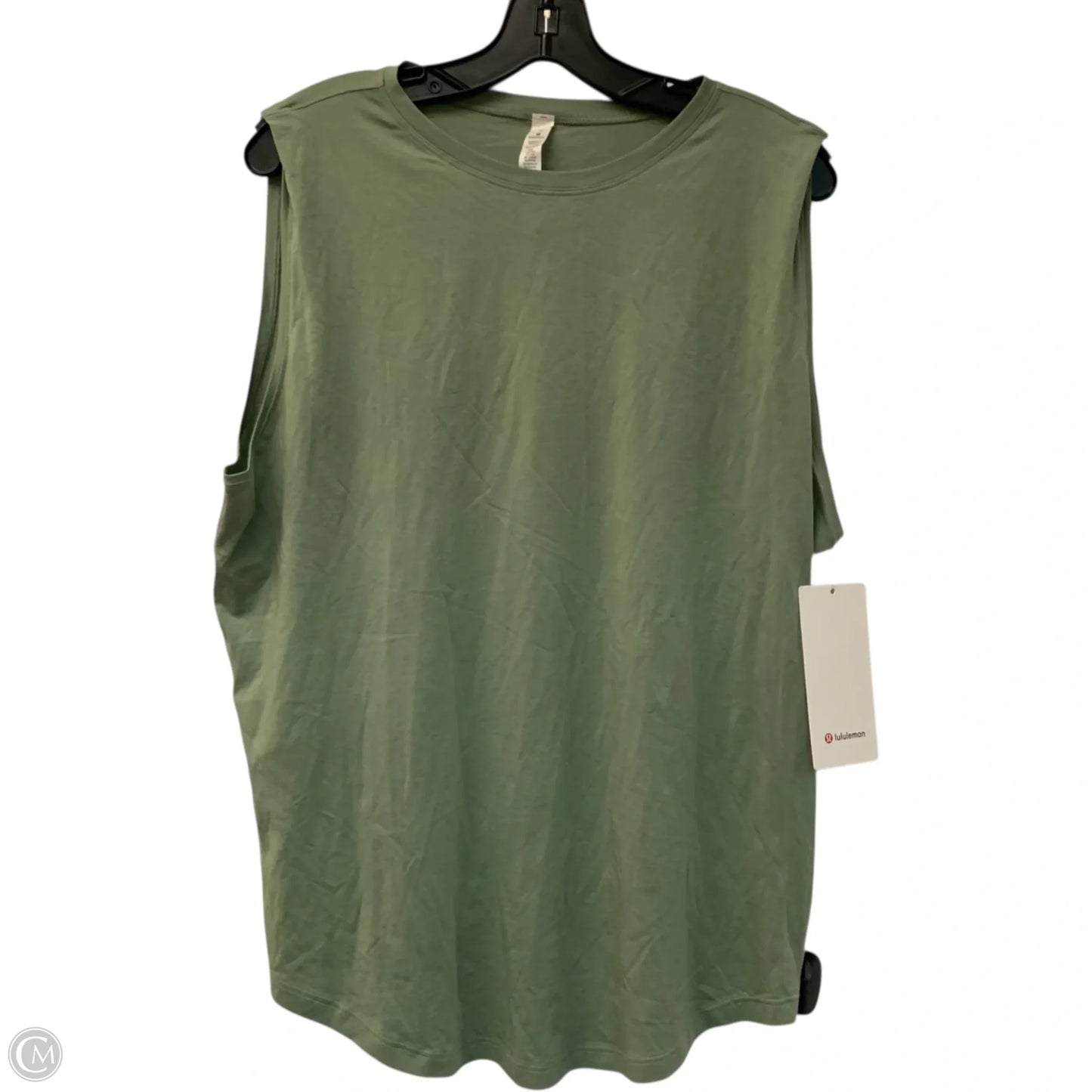Athletic Tank Top By Lululemon In Green, Size: L