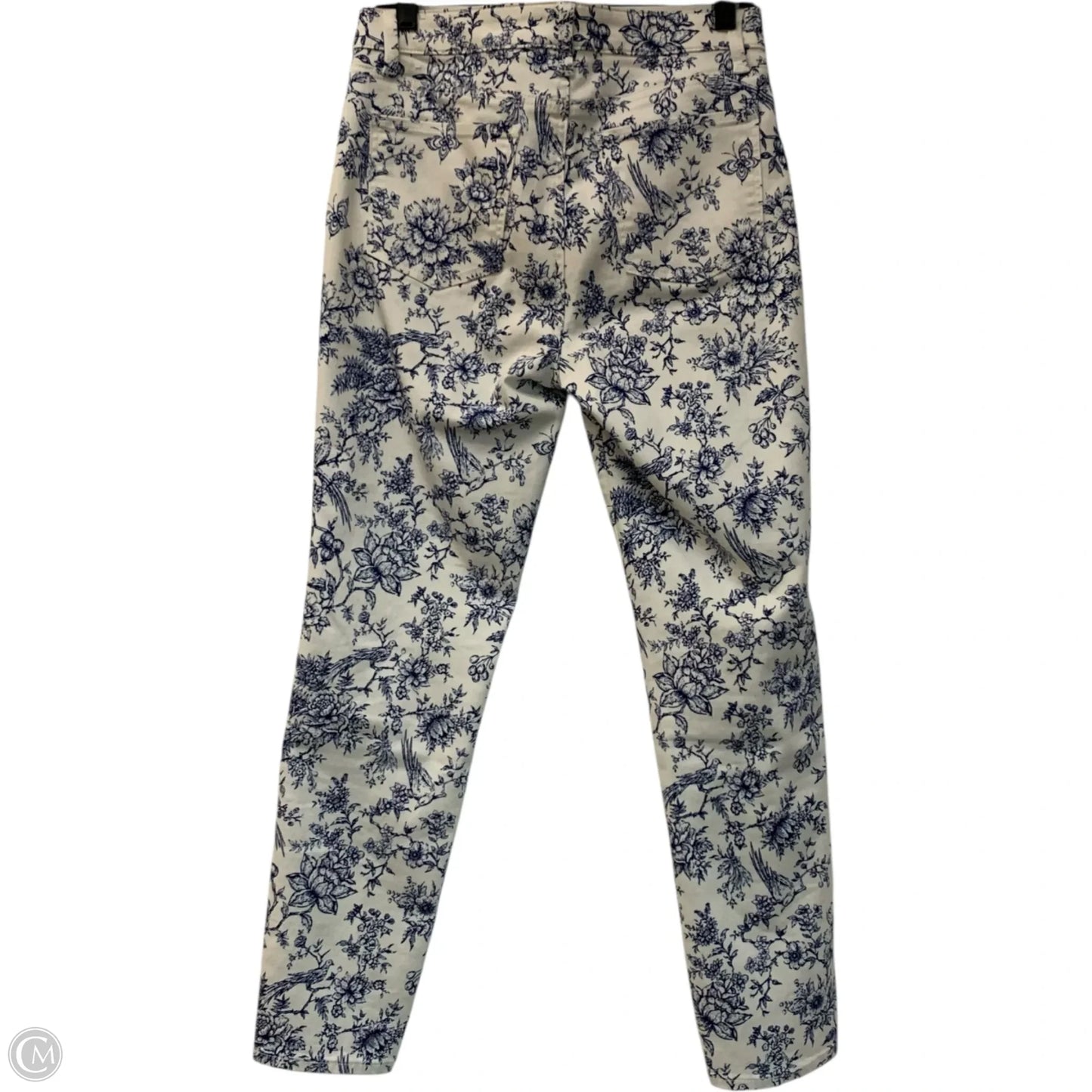 Jeans Skinny By Talbots In Blue & White, Size: 6
