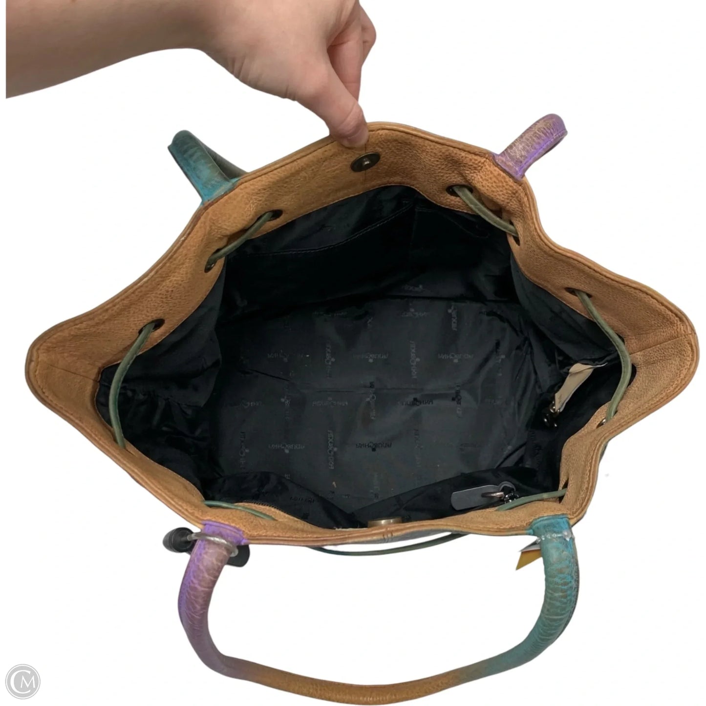 Handbag By Anuschka, Size: Large