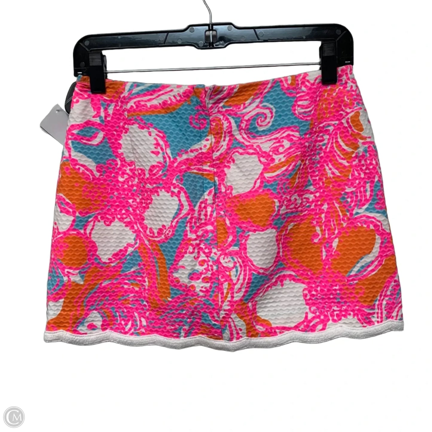 Skort Designer By Lilly Pulitzer In Orange & Pink, Size: Xxs
