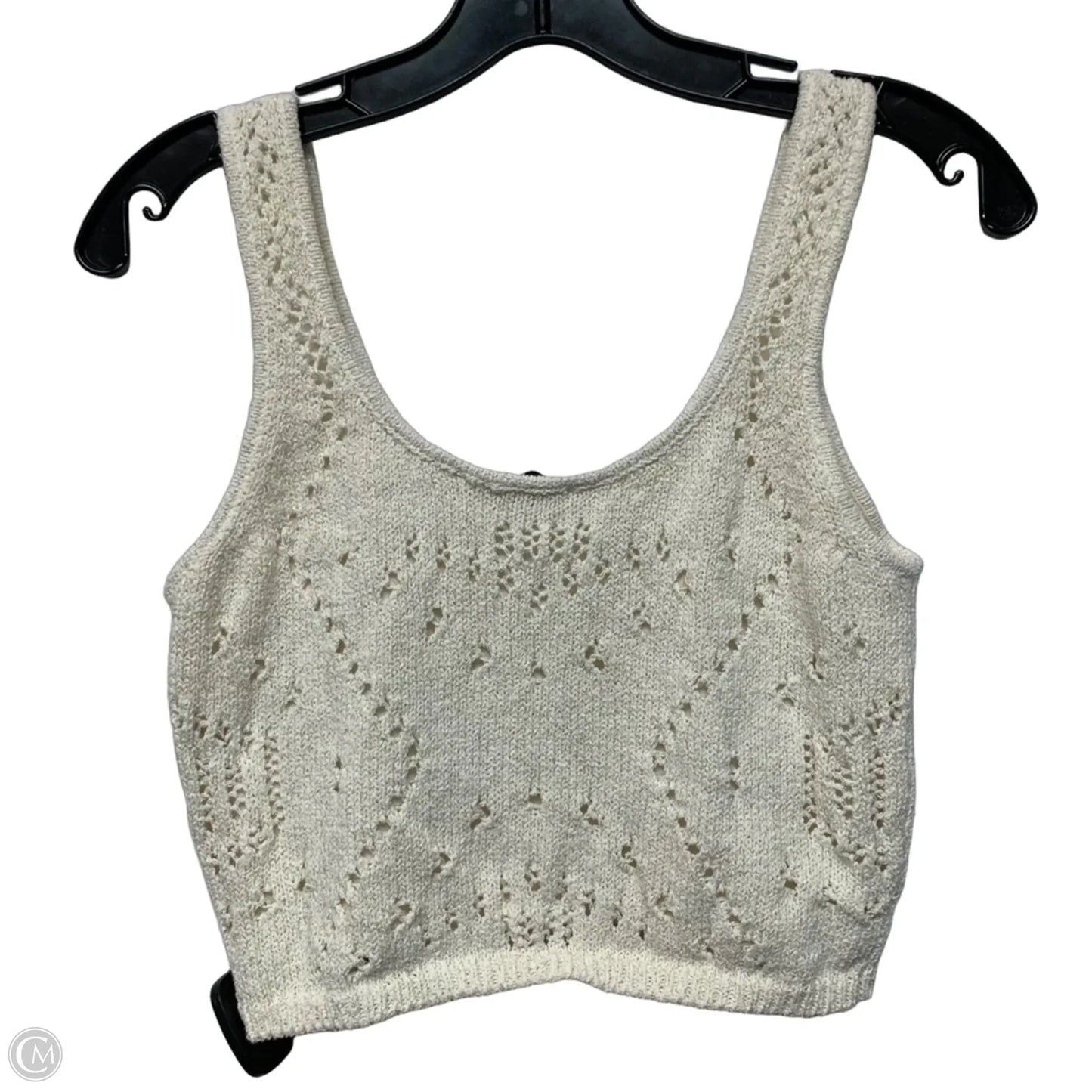 Top Sleeveless By Rachel Zoe In Gold & White, Size: S