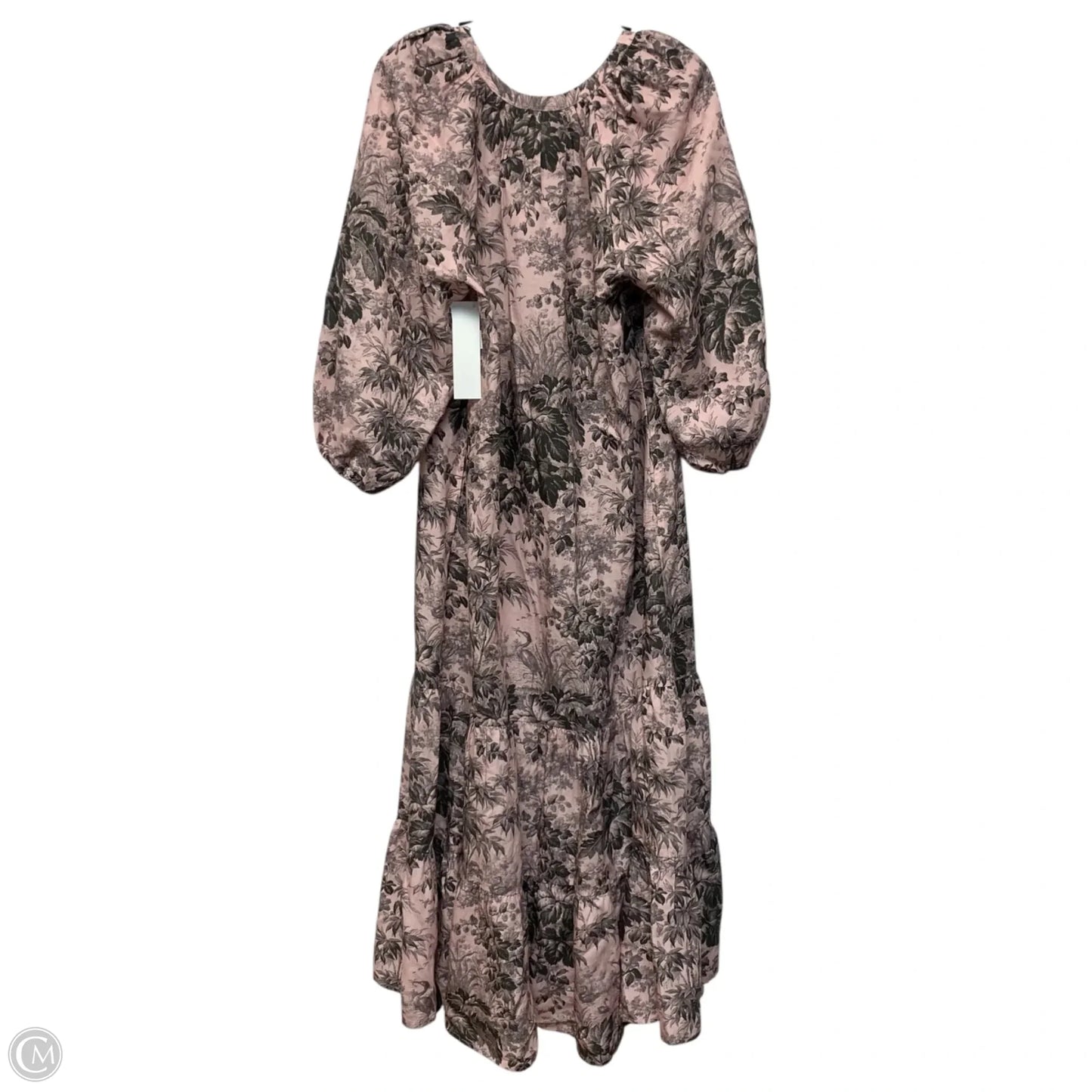 Dress Designer By Tuckernuck In Green & Pink, Size: M