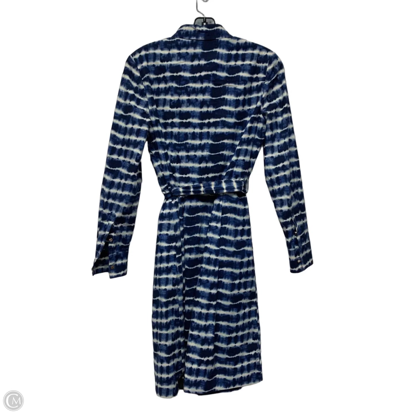 Dress Designer By Tory Burch In Blue & White, Size: S