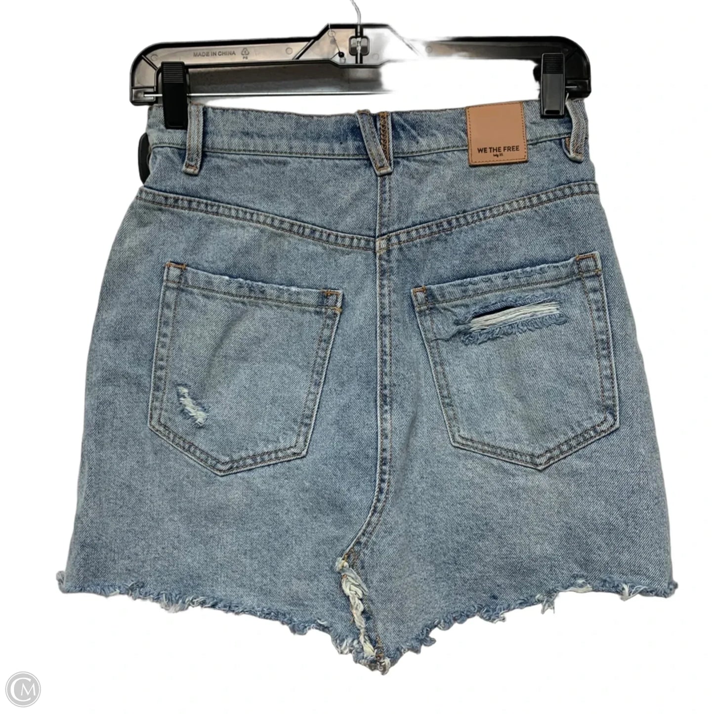 Skirt Mini & Short By We The Free In Blue Denim, Size: 2