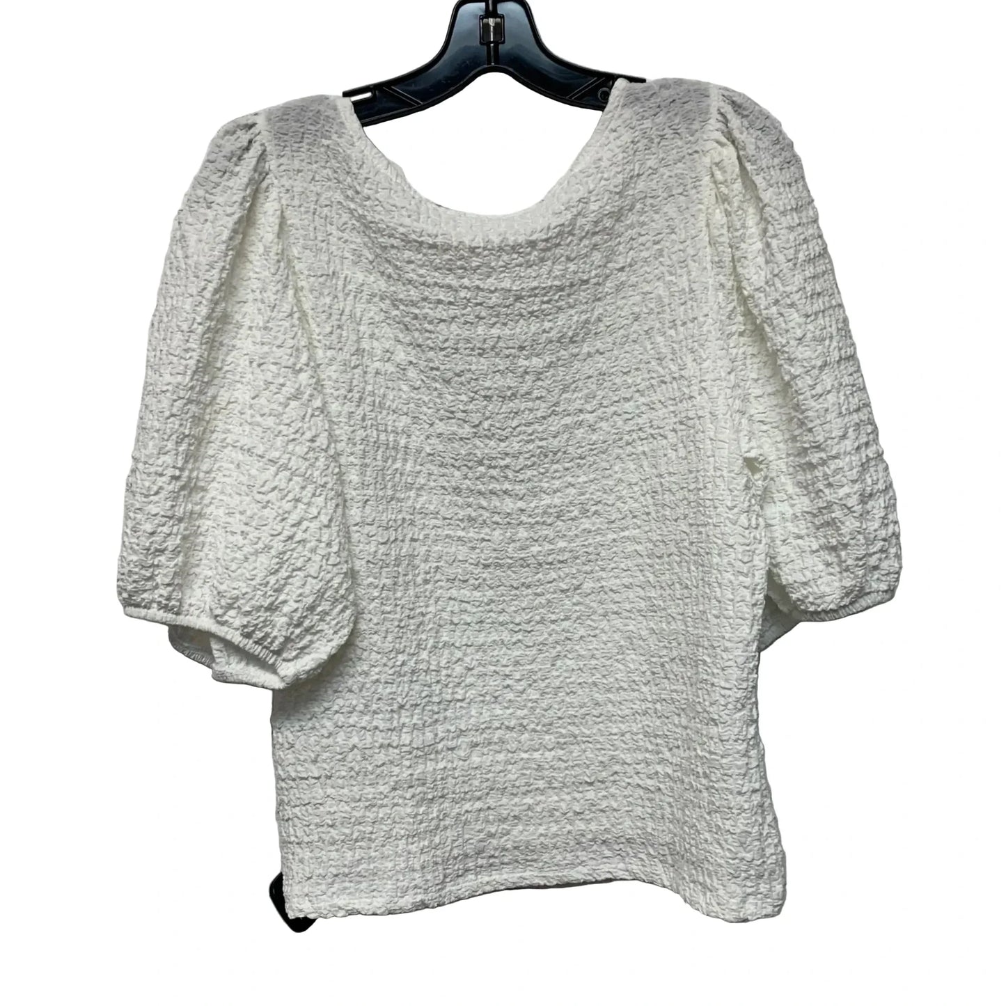 Top Short Sleeve By Maeve In White, Size: Xl