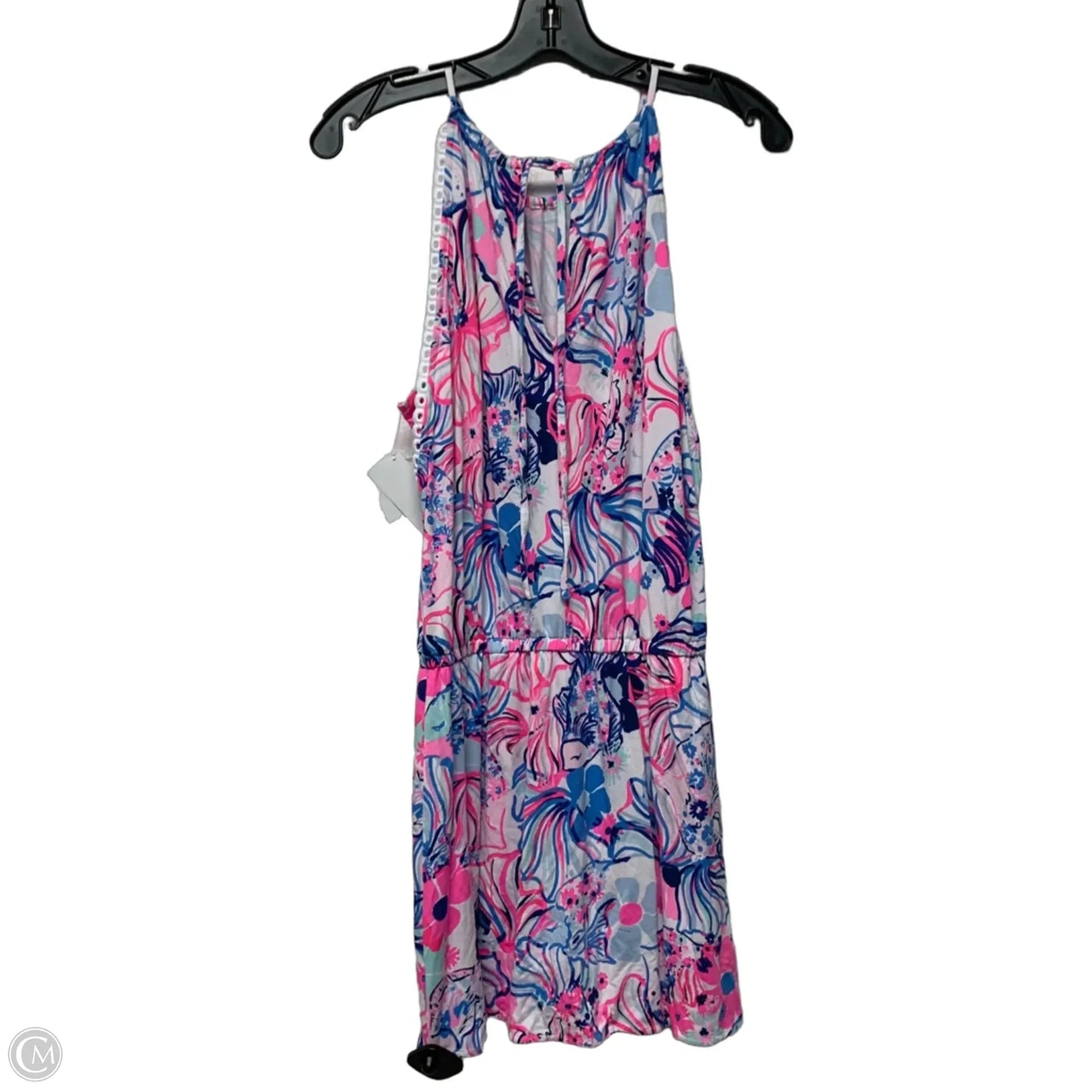 Romper Designer By Lilly Pulitzer In Blue & Pink, Size: Xs