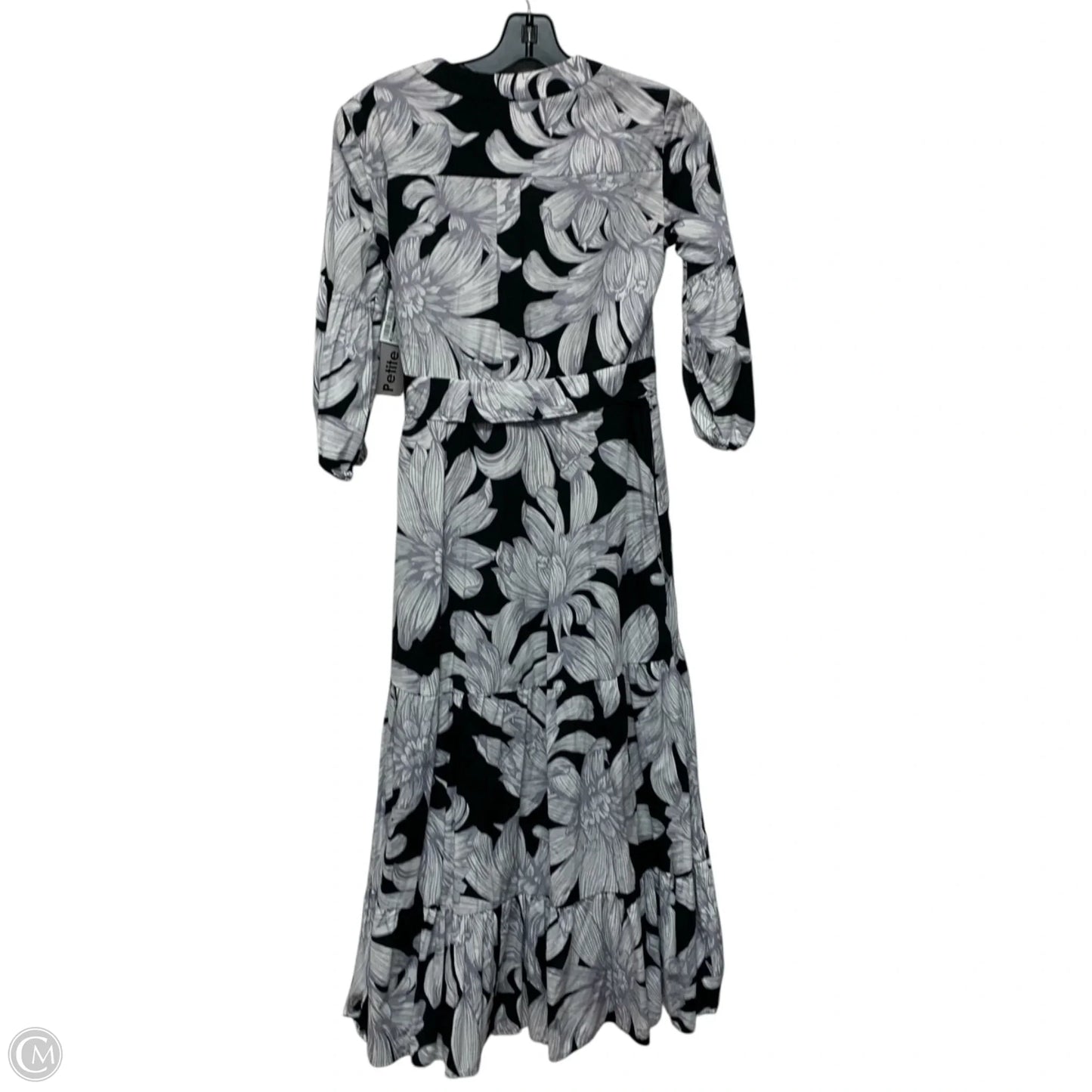 Dress Casual Maxi By Maeve In Black & Grey, Size: 0p