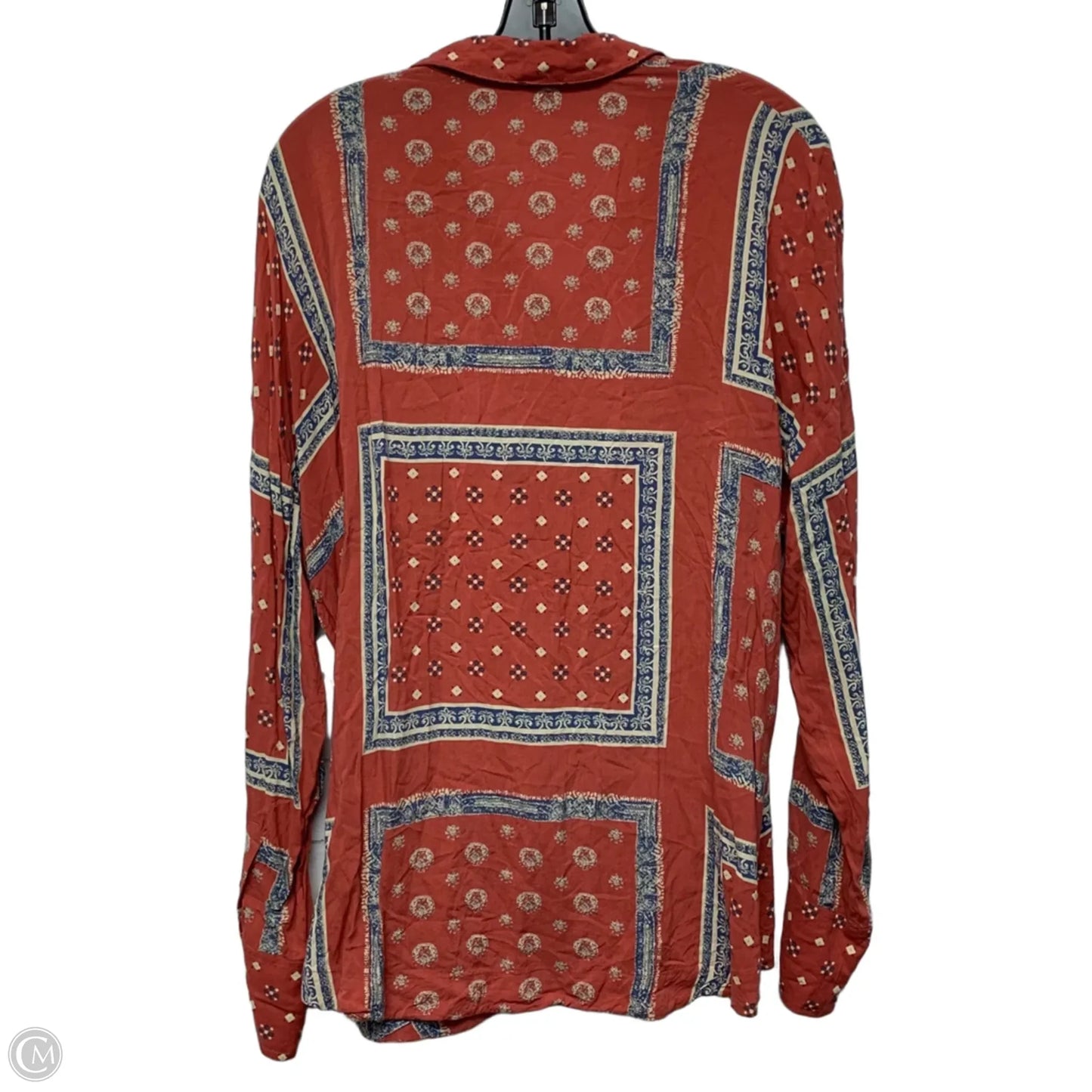 Top Long Sleeve By Free People In Red, Size: L