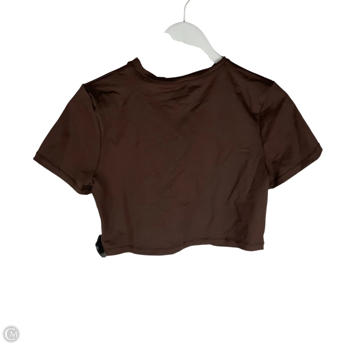 Top Short Sleeve By Skims In Brown, Size: Xl