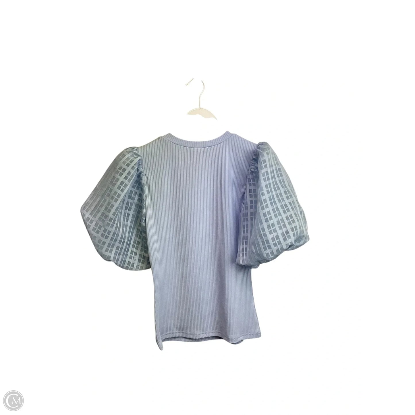 Top Short Sleeve By Flying Tomato In Blue, Size: S