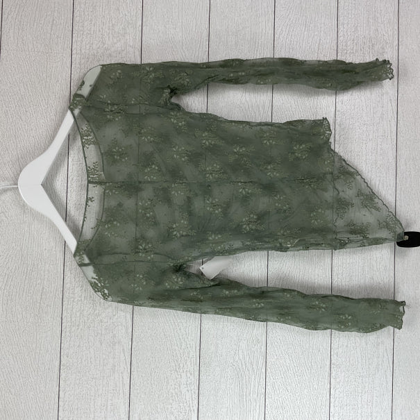 Top Long Sleeve Basic By Free People In Green, Size: M