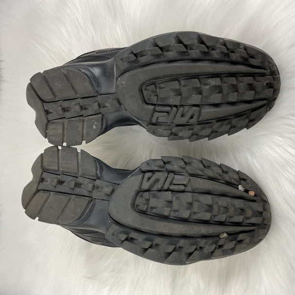 Shoes Athletic By Fila In Black, Size: 6.5