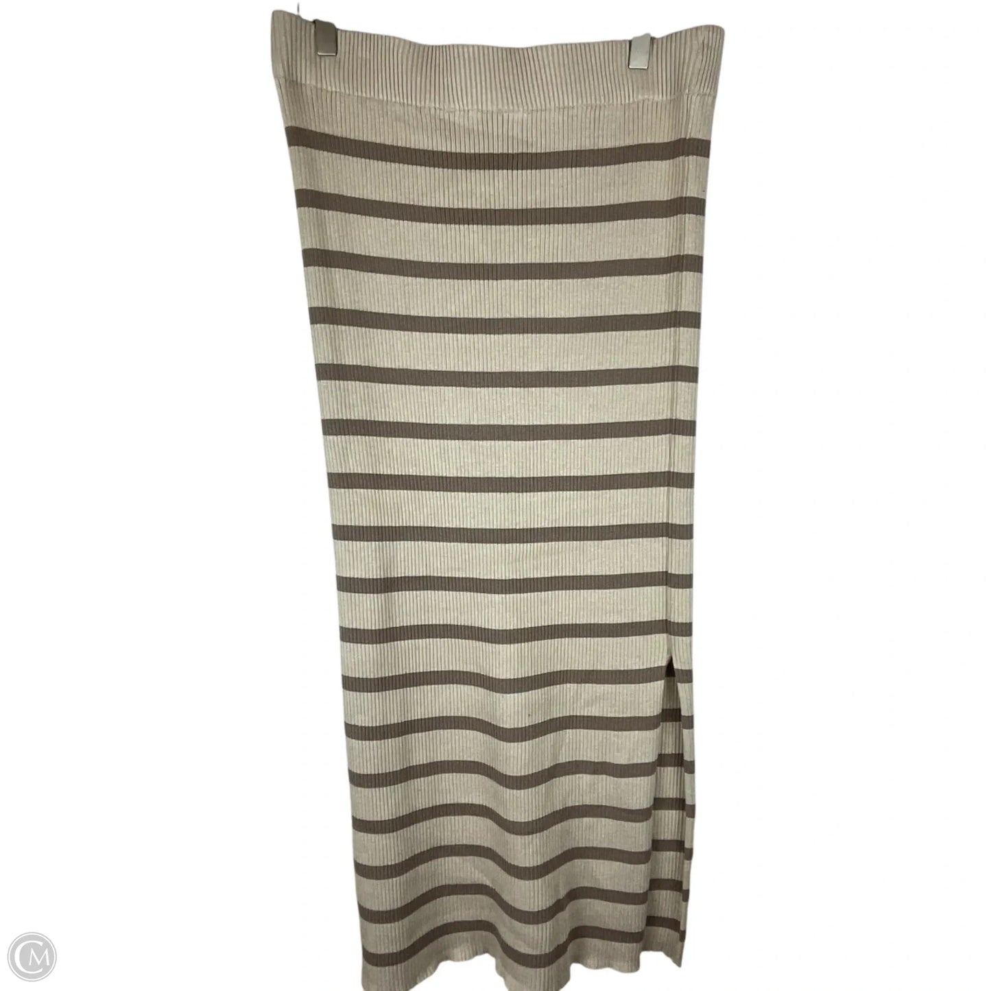 Skirt Set 2pc By Olive And Oak In Striped Pattern, Size: Xl