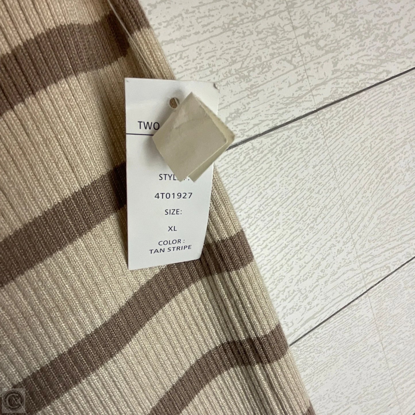 Skirt Set 2pc By Olive And Oak In Striped Pattern, Size: Xl