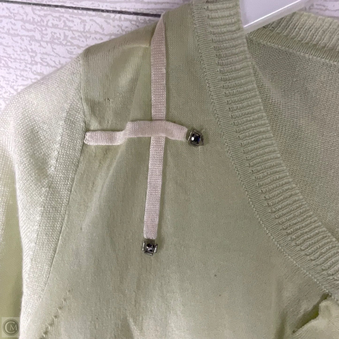Cardigan By Clothes Mentor In Green, Size: S