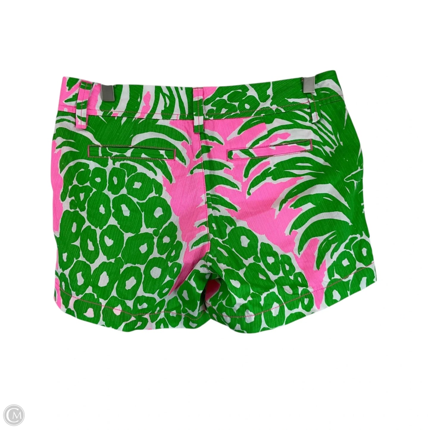Shorts Designer By Lilly Pulitzer In Green & Pink, Size: 4