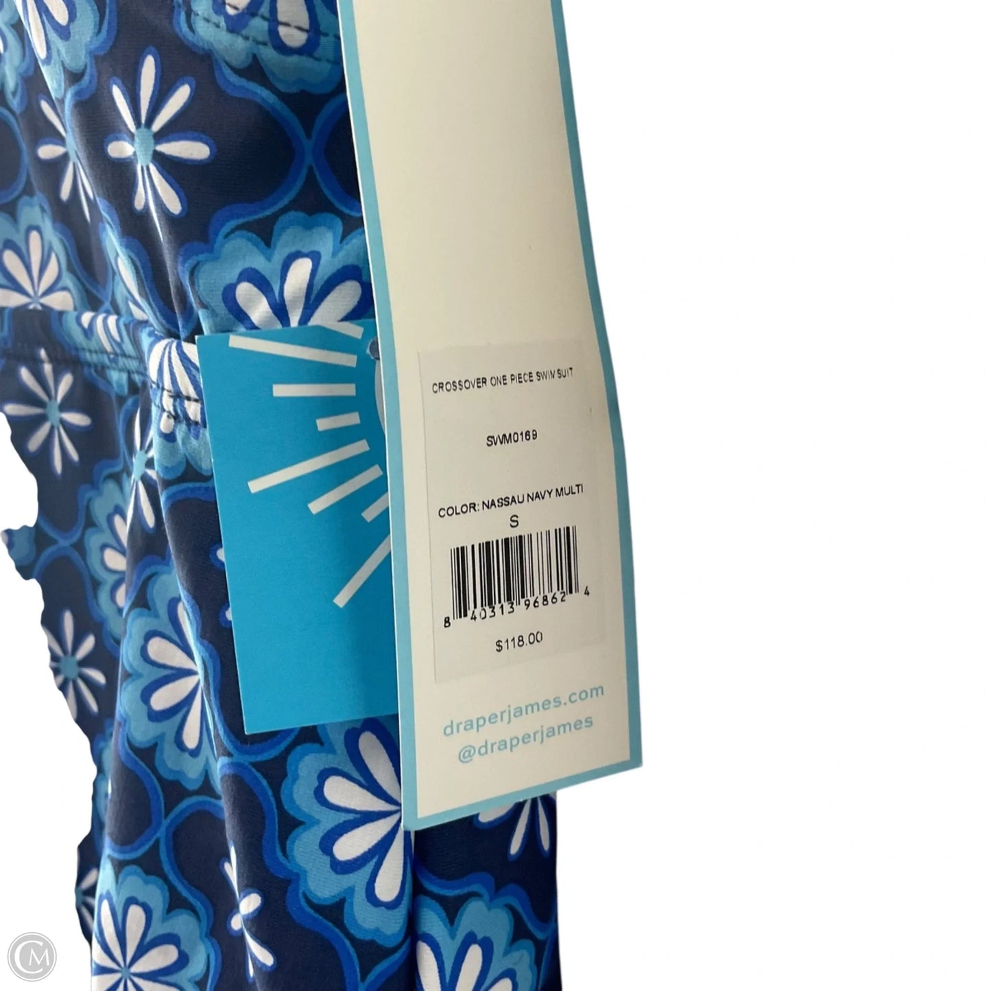 Swimsuit By Draper James In Blue, Size: S