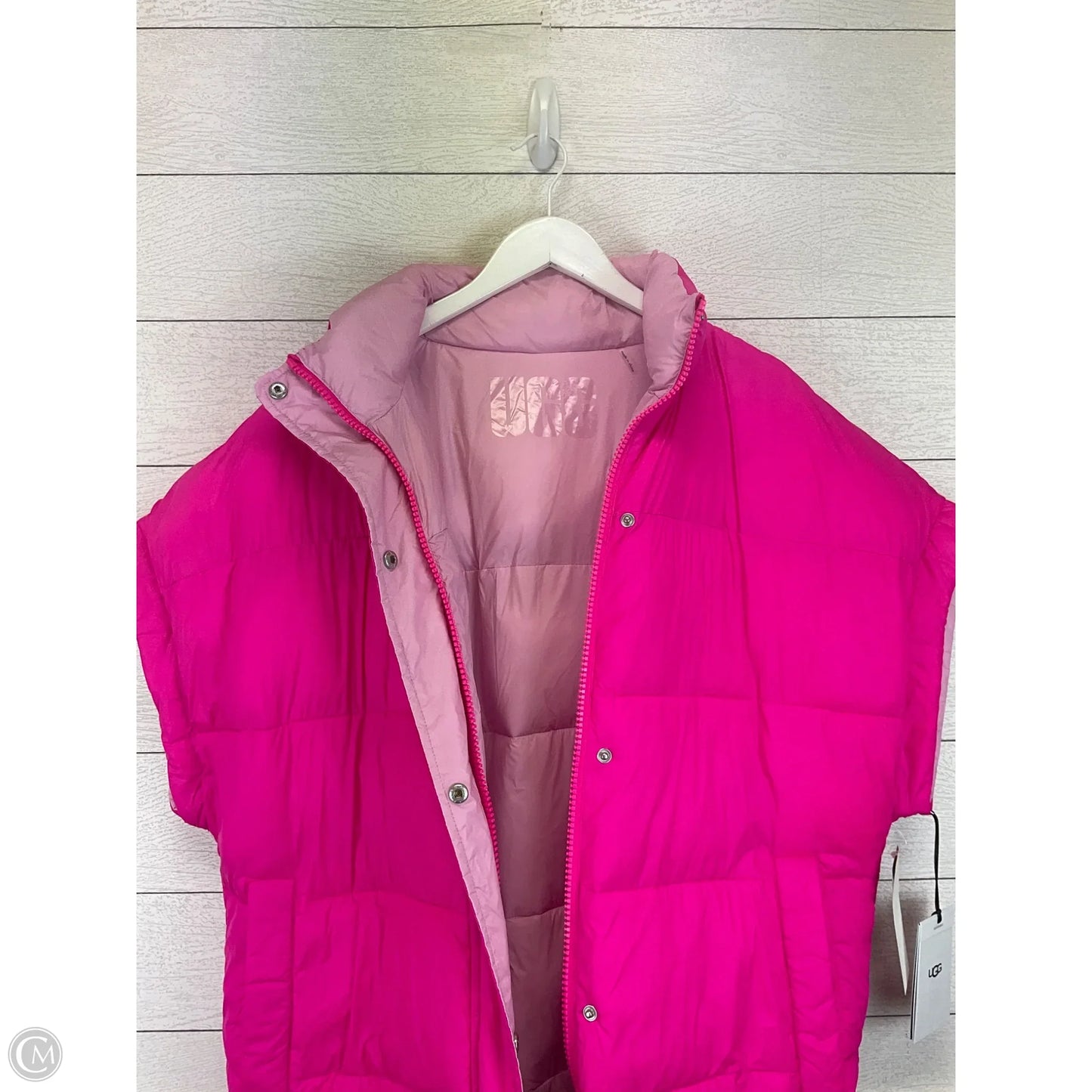 Vest Designer By Ugg In Pink, Size: S