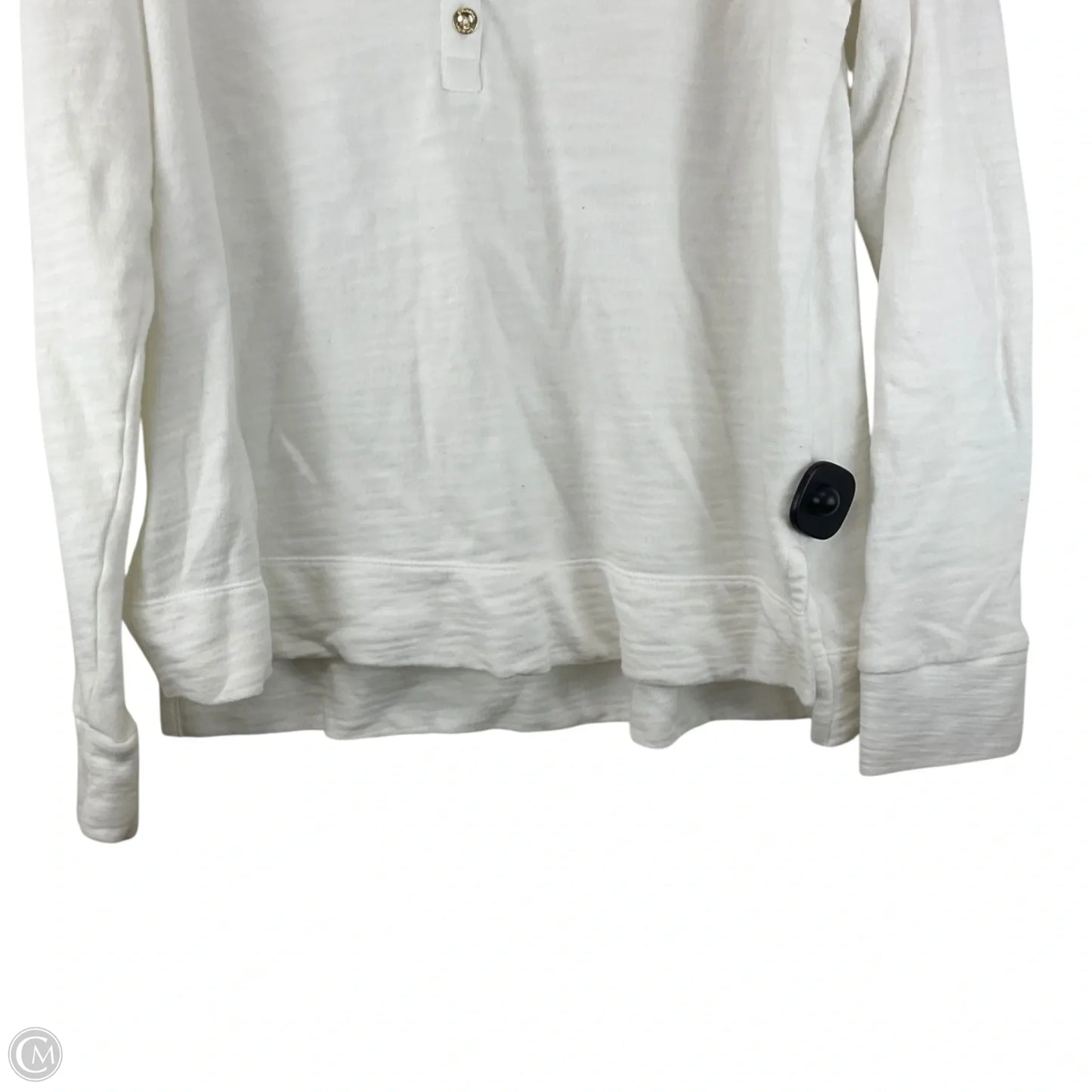 Top Long Sleeve Designer By Lilly Pulitzer In White, Size: L