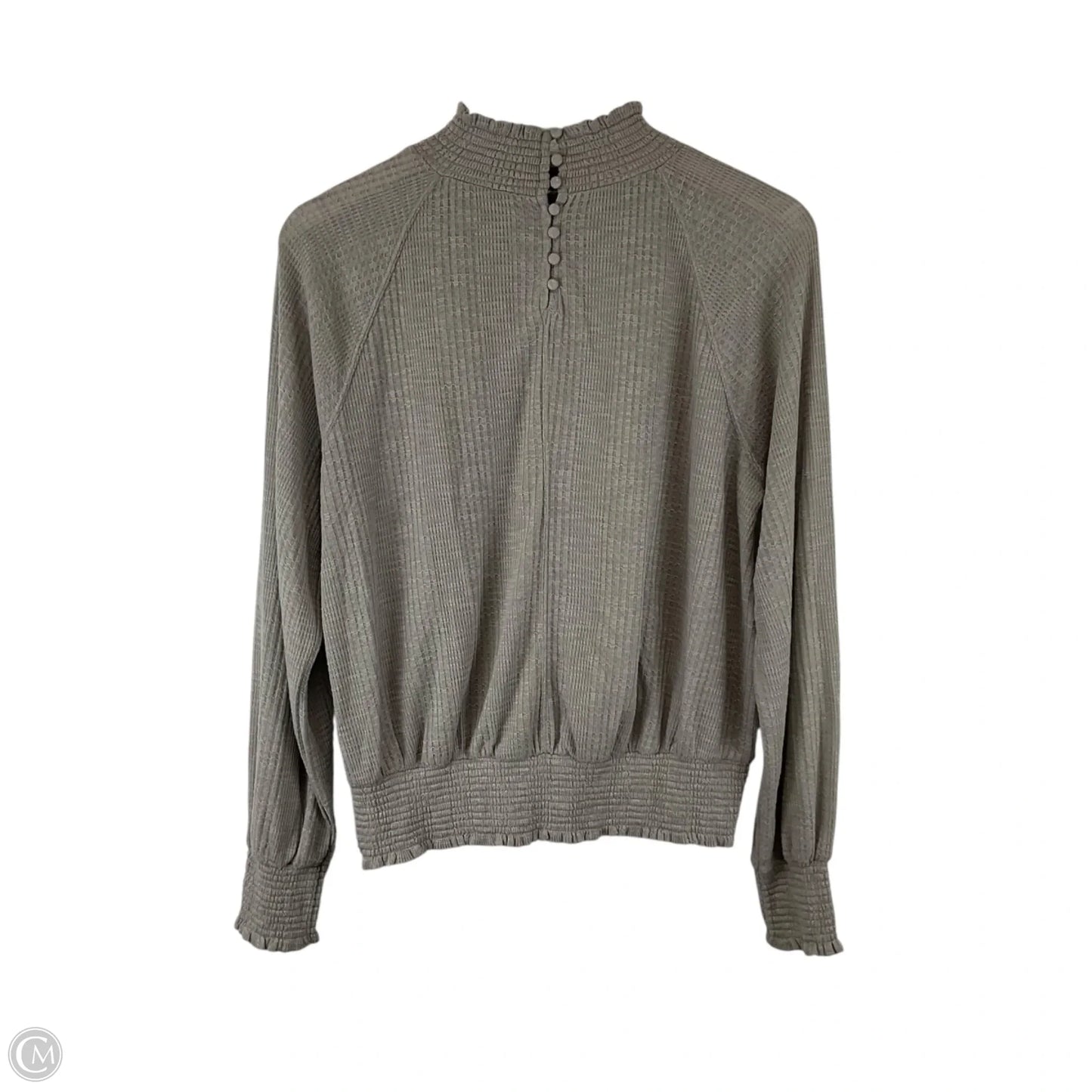 Top Long Sleeve By Free People In Grey, Size: M