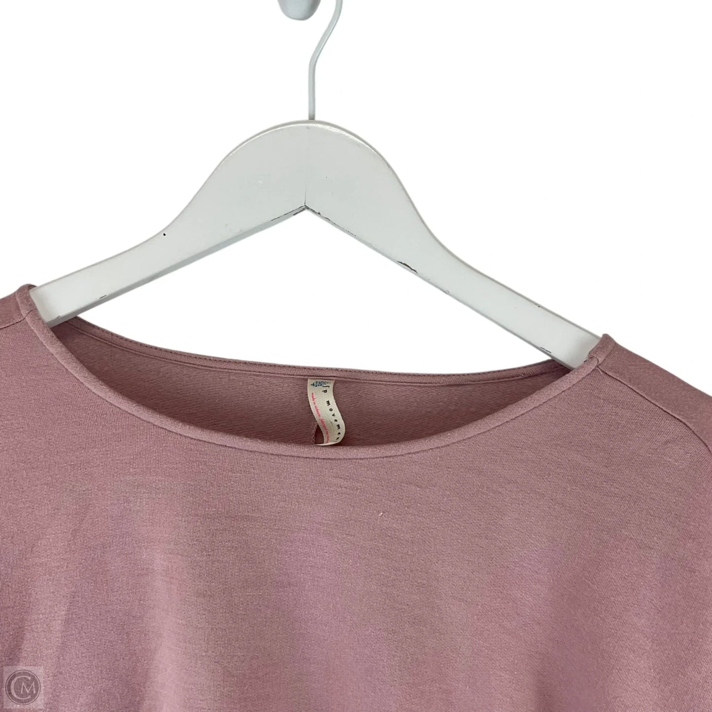 Top Long Sleeve By Free People In Pink, Size: Xs
