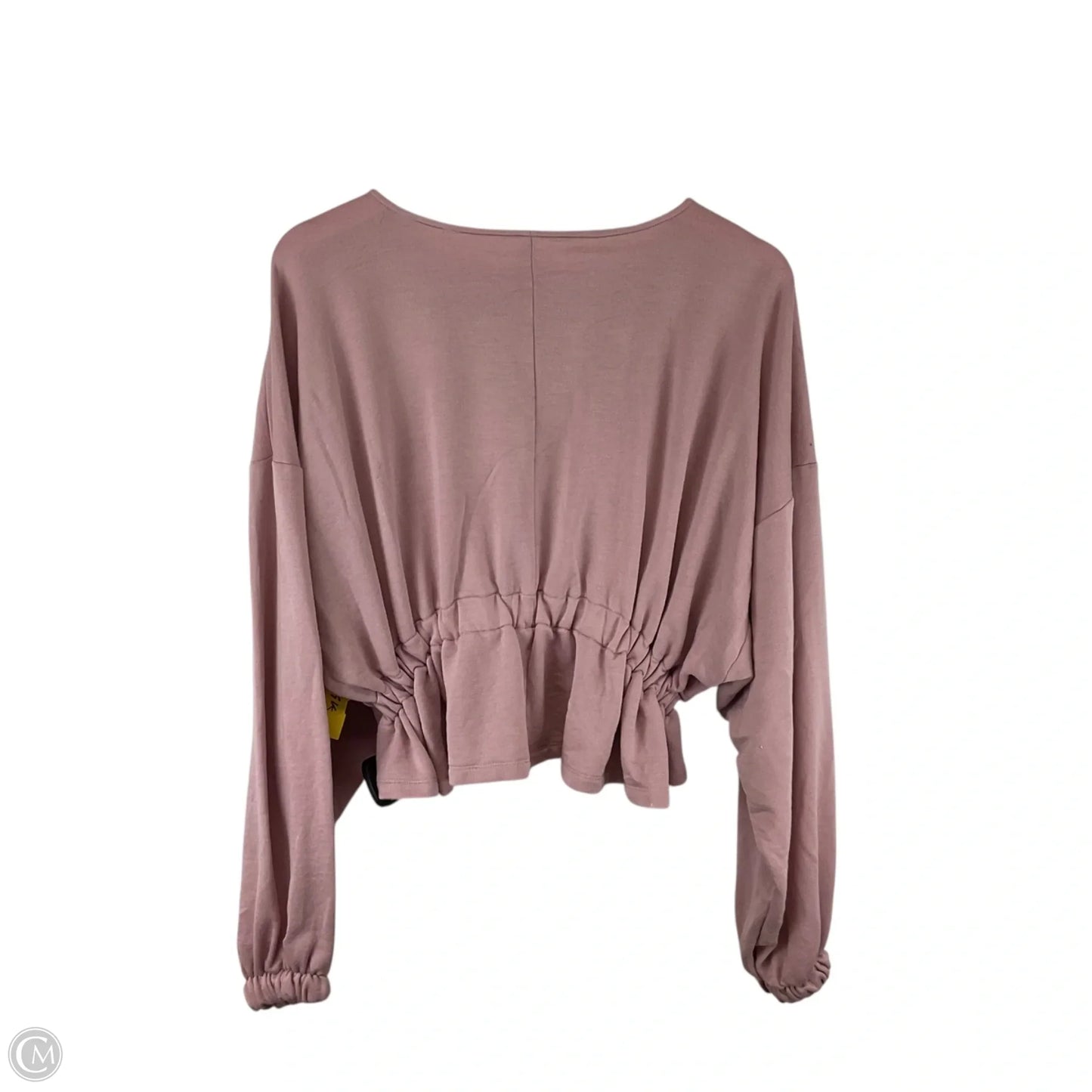 Top Long Sleeve By Free People In Pink, Size: Xs
