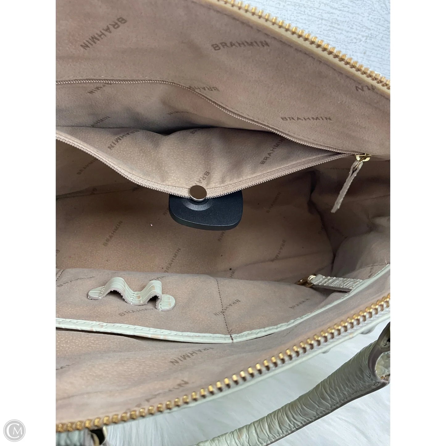 Handbag Designer By Brahmin, Size: Medium