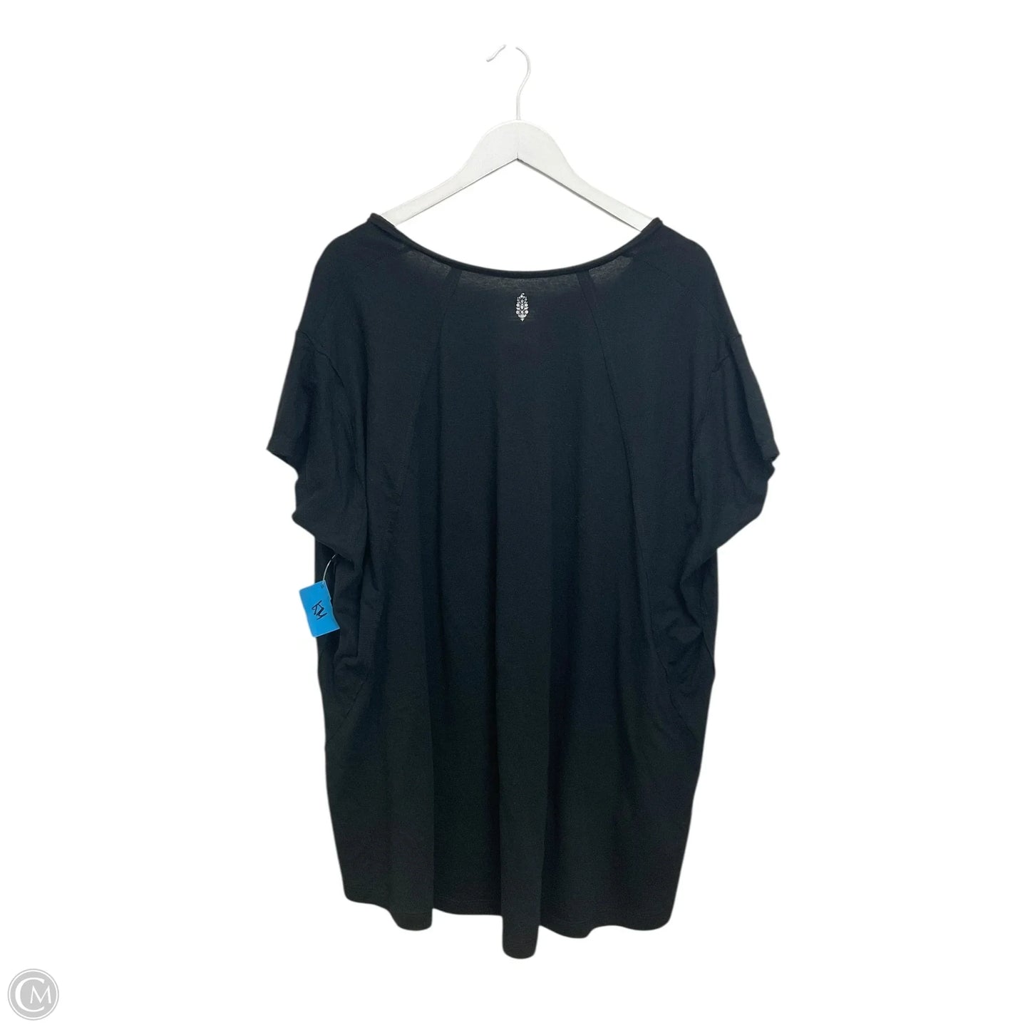 Top Short Sleeve By Free People In Black, Size: Sp
