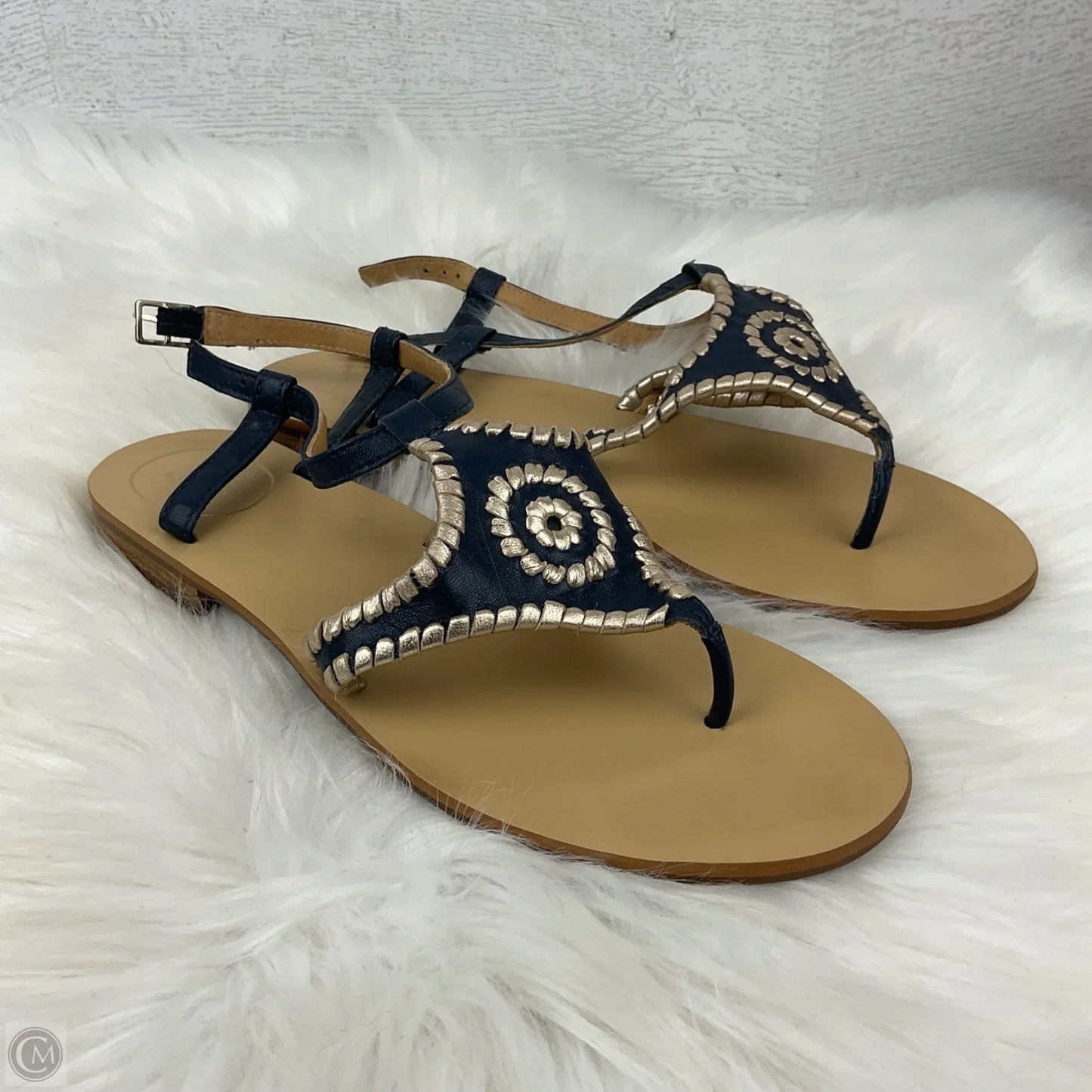 Sandals Flats By Jack Rogers In Blue, Size: 7.5