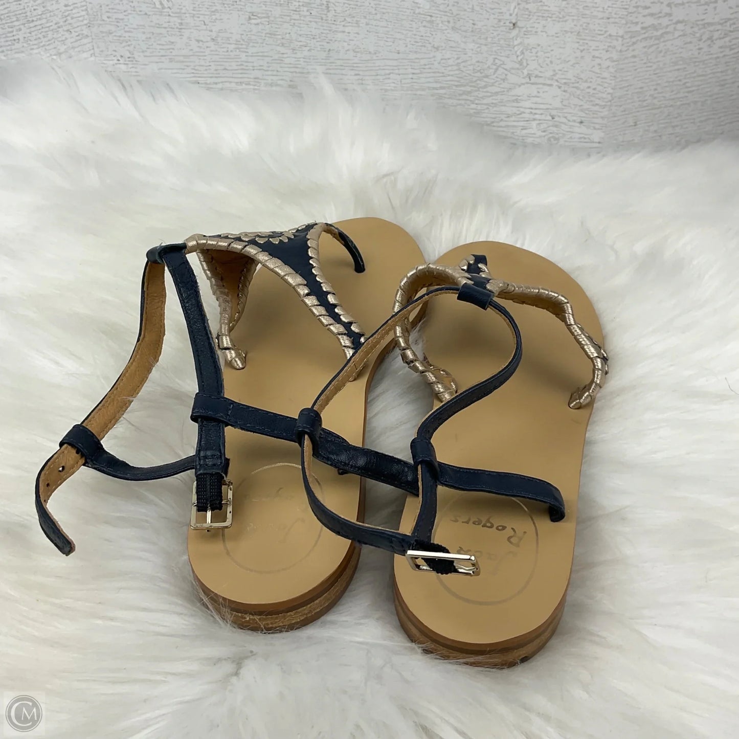 Sandals Flats By Jack Rogers In Blue, Size: 7.5