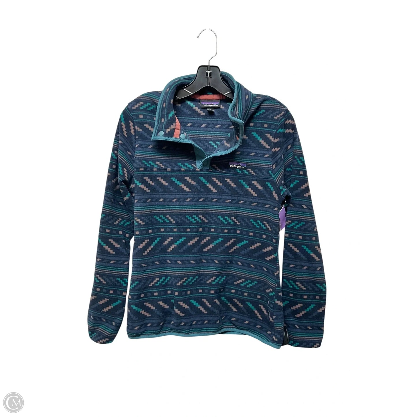 Jacket Fleece By Patagonia In Blue, Size: S