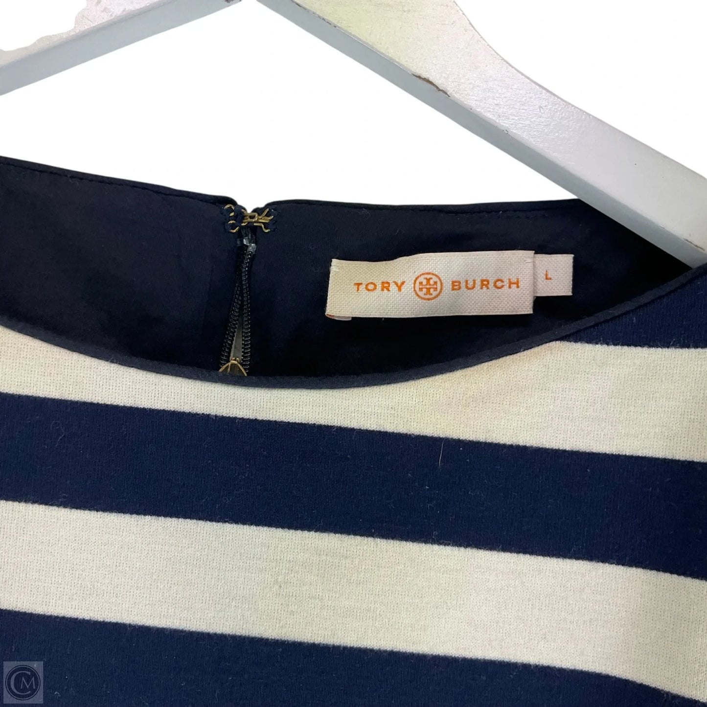 Dress Designer By Tory Burch In Striped Pattern, Size: L