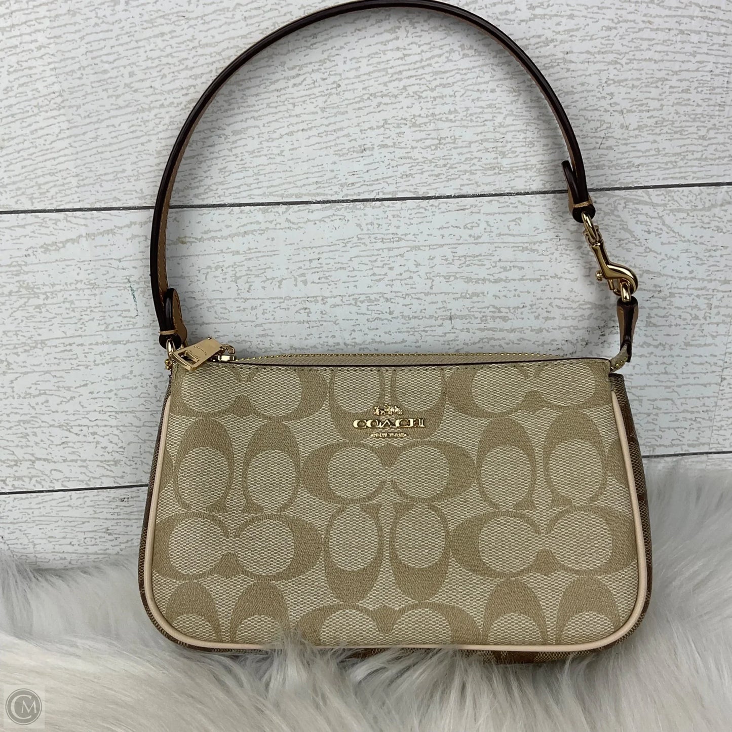 Wristlet Designer By Coach, Size: Medium