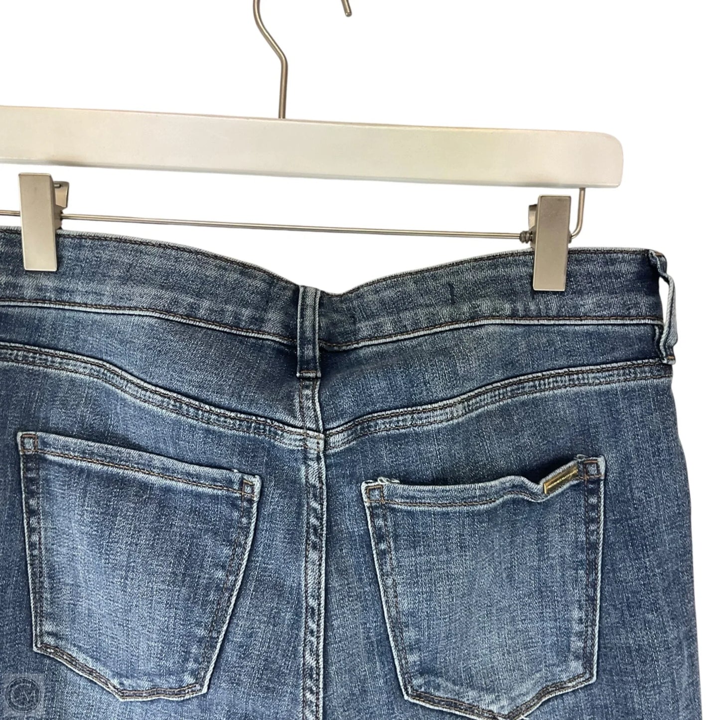 Jeans Straight By White House Black Market In Blue Denim, Size: 2