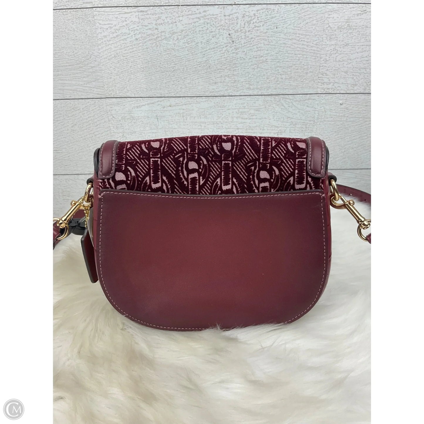 Crossbody Designer By Coach, Size: Medium