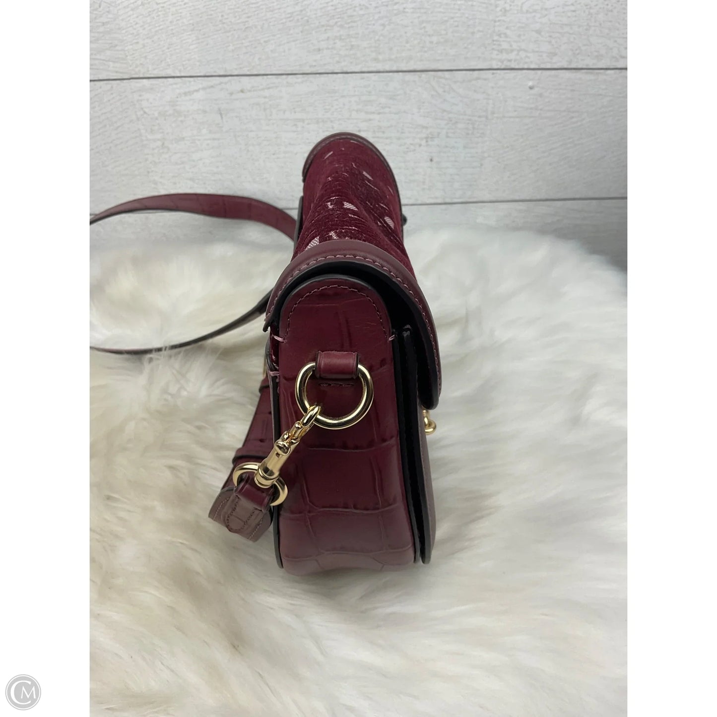 Crossbody Designer By Coach, Size: Medium