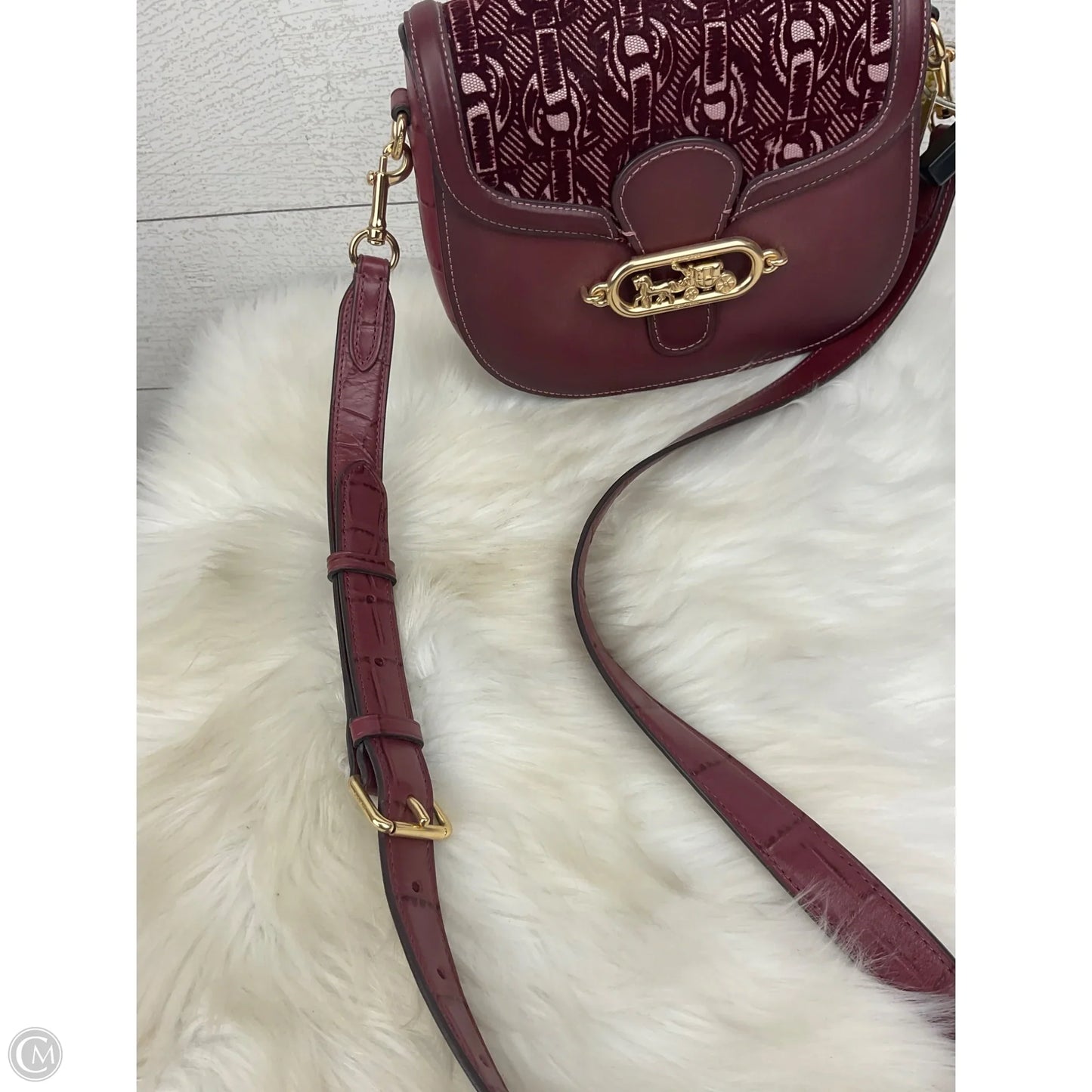 Crossbody Designer By Coach, Size: Medium