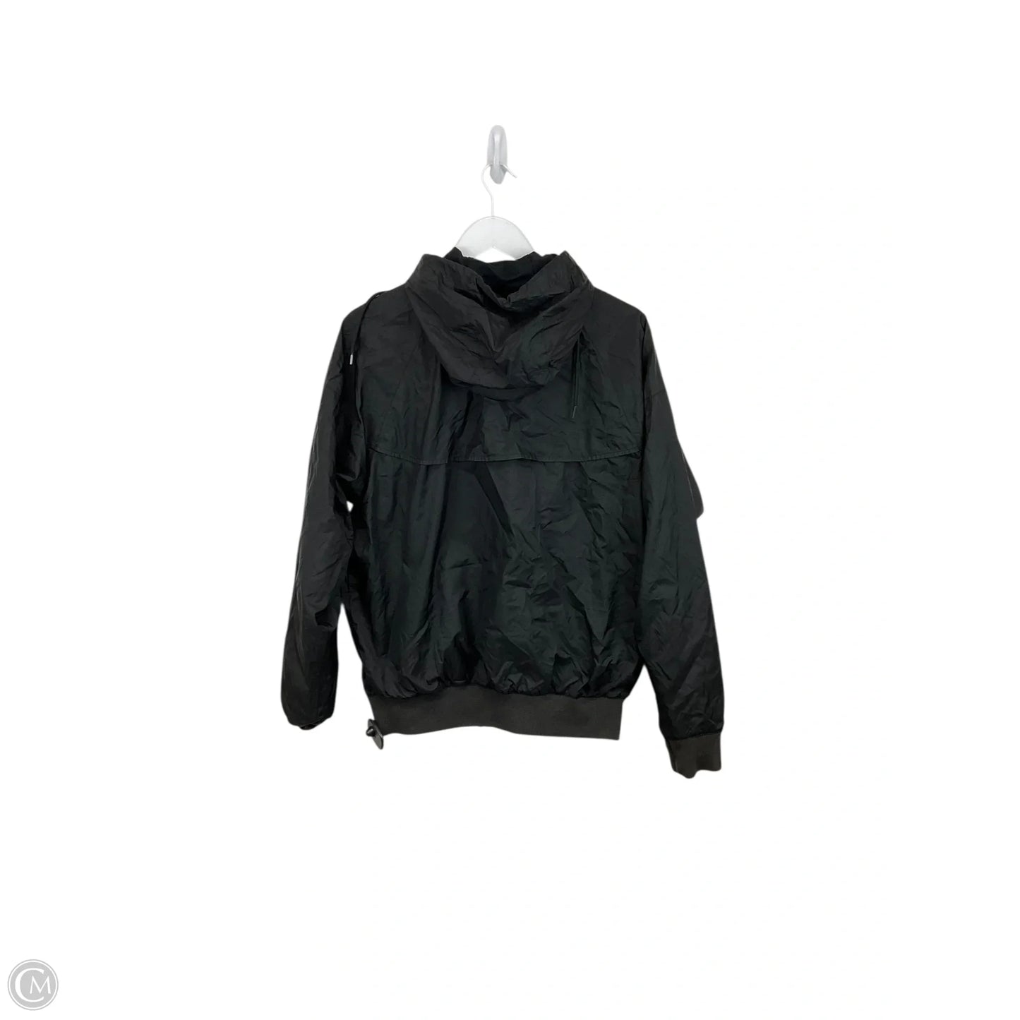 Jacket Windbreaker By Nike Apparel In Black, Size: S