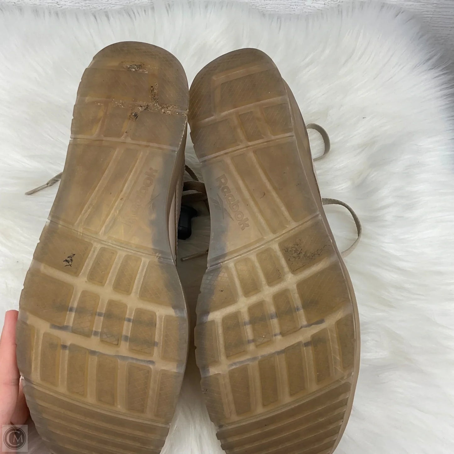 Shoes Sneakers Platform By Reebok In Tan, Size: 10