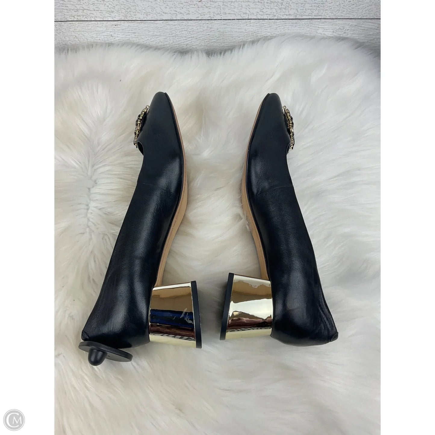 Shoes Designer By Karl Lagerfeld In Black, Size: 9.5