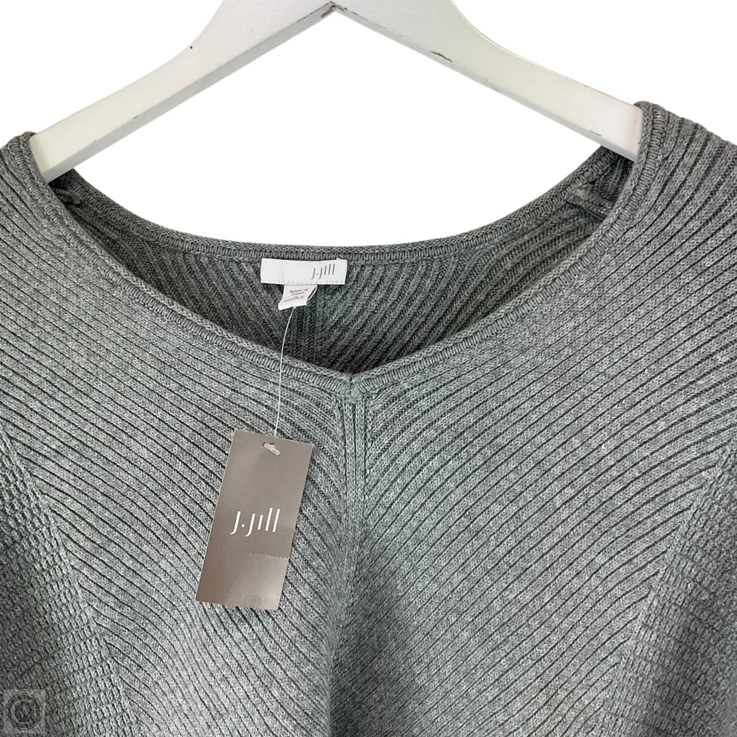Sweater By J. Jill In Grey, Size: 1x