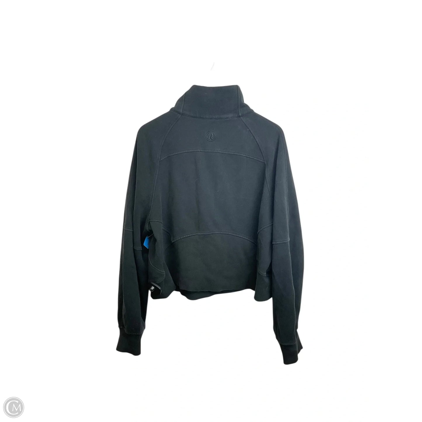 Athletic Jacket By Lululemon In Black, Size: Xl