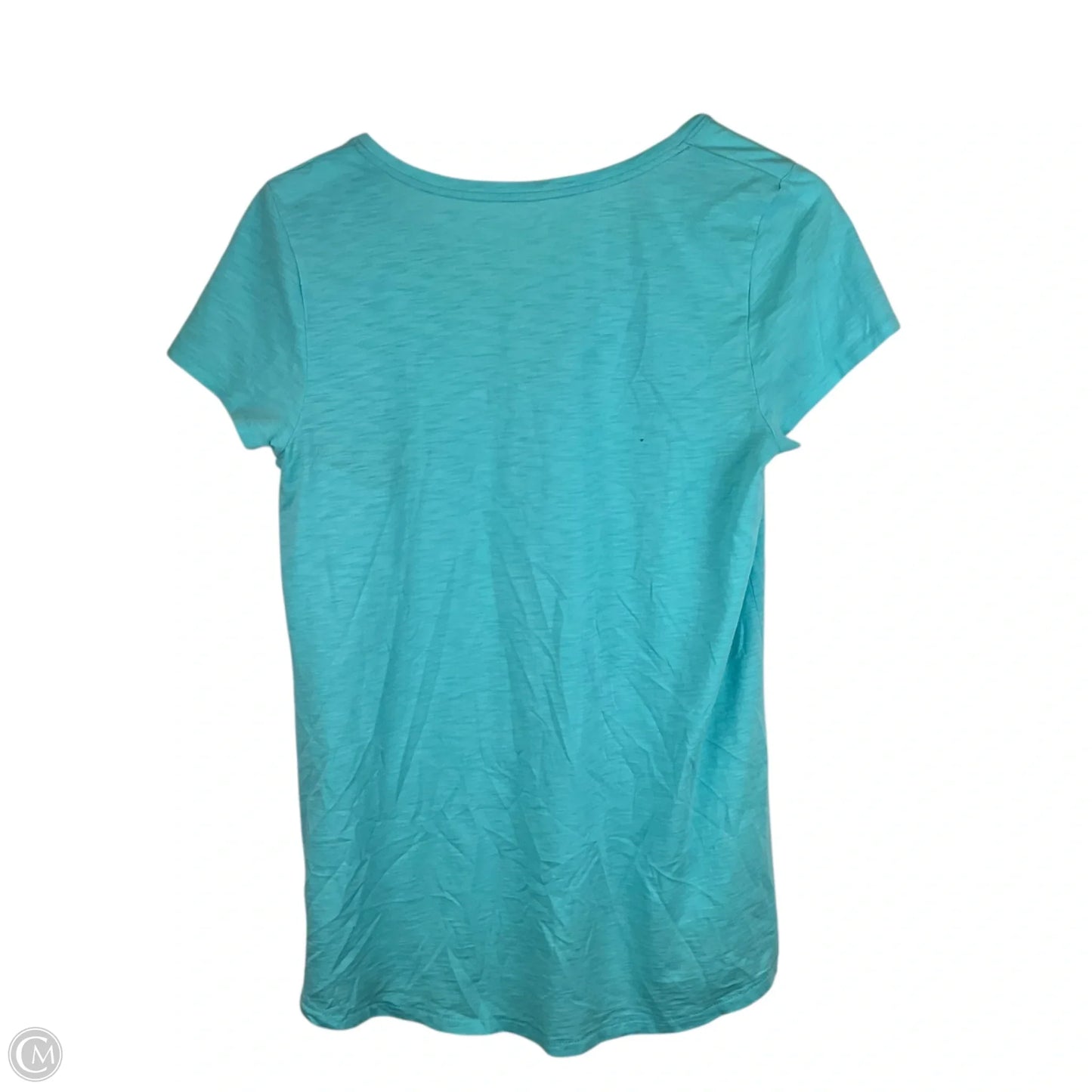 Top Short Sleeve Designer By Lilly Pulitzer In Blue, Size: M