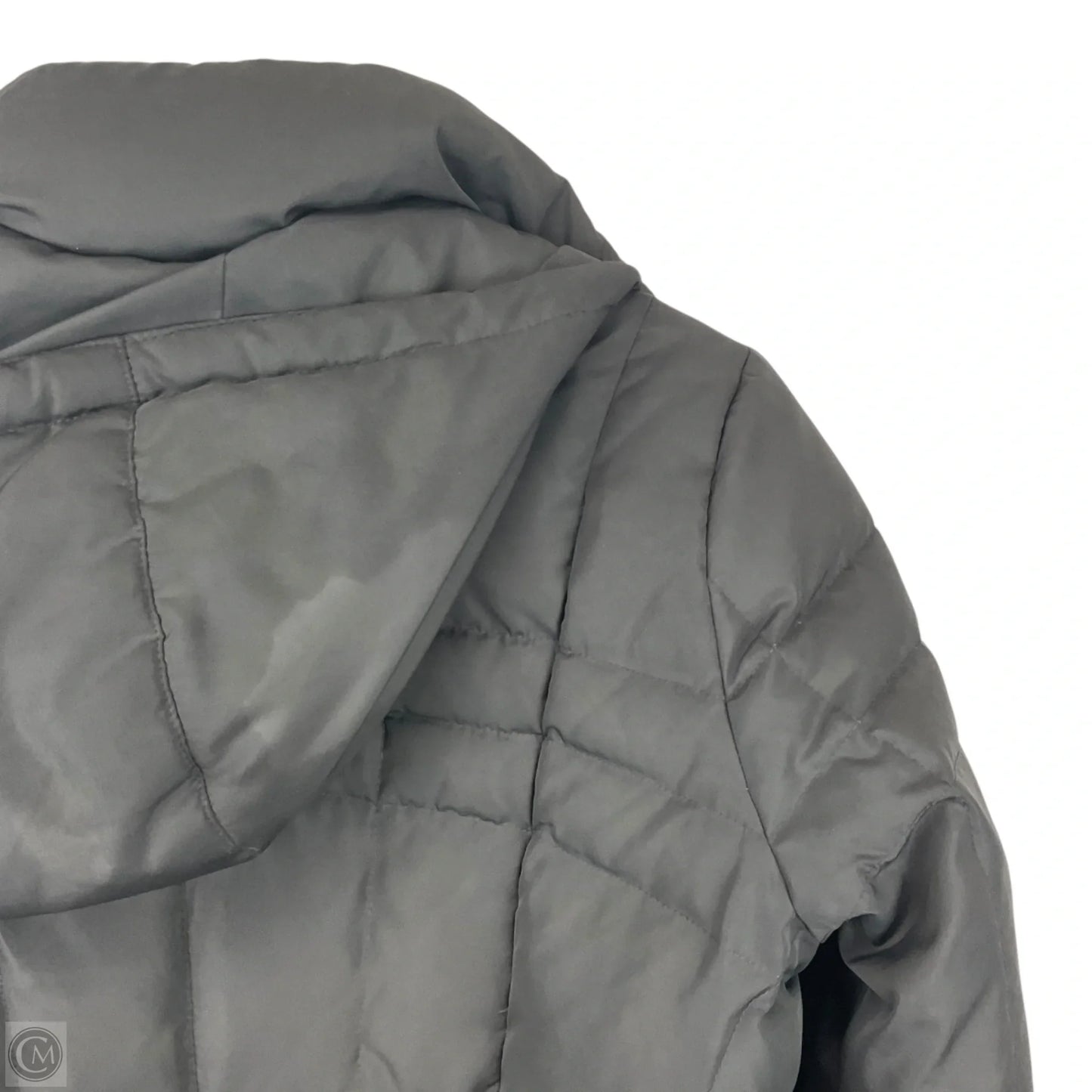 Coat Puffer & Quilted By Calvin Klein In Grey, Size: Mp