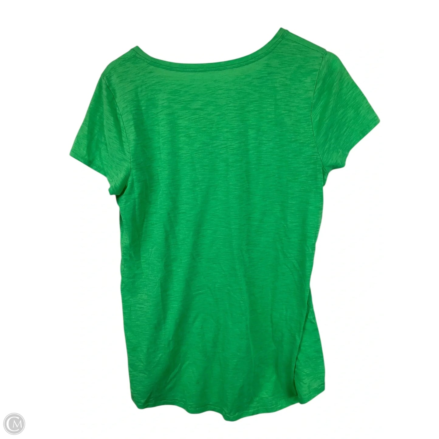 Top Short Sleeve Designer By Lilly Pulitzer In Green, Size: L