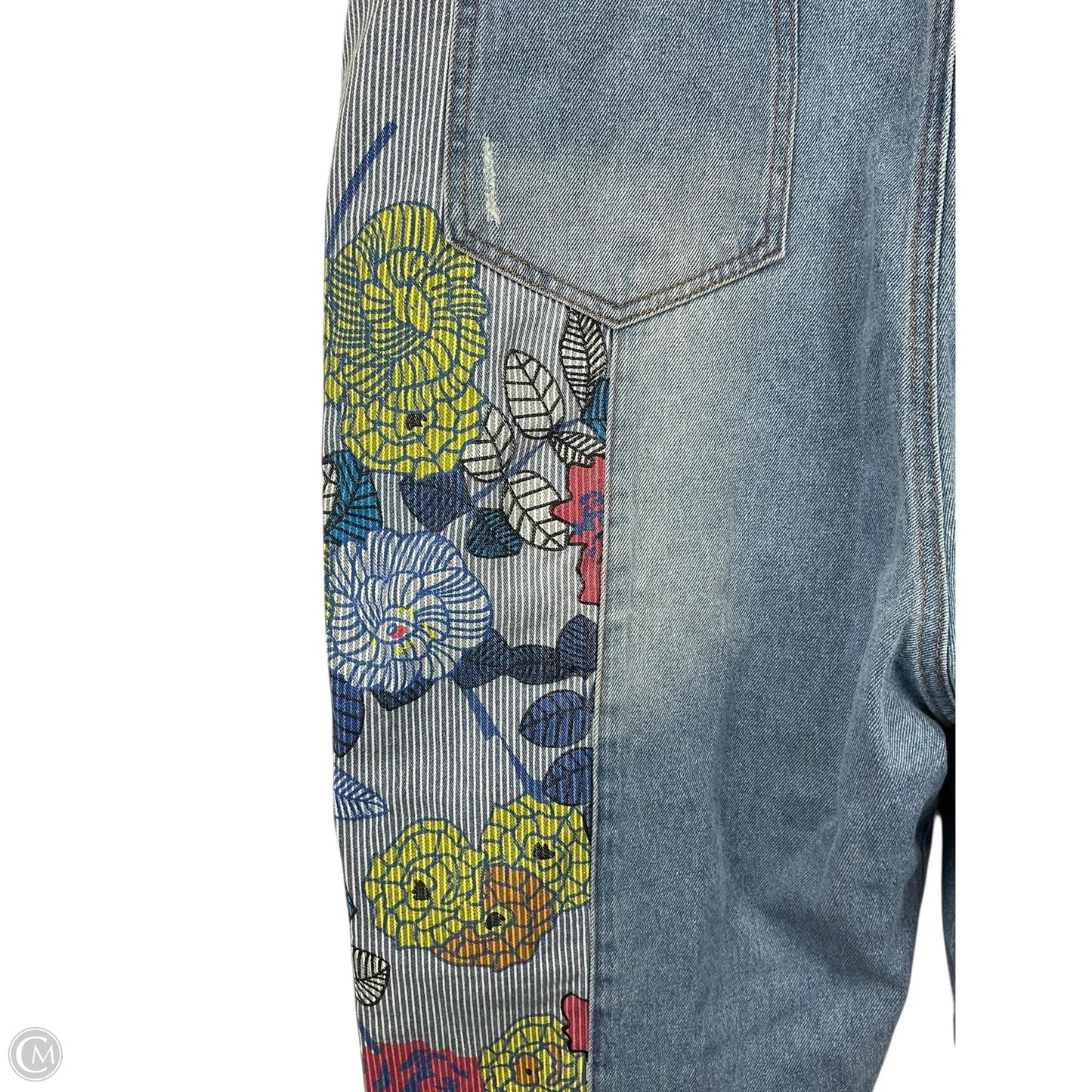 Overalls By Clothes Mentor In Blue Denim, Size: 12