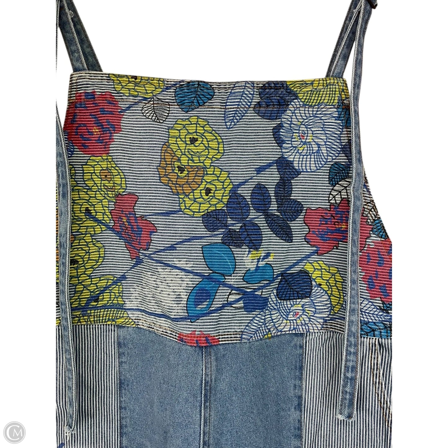 Overalls By Clothes Mentor In Blue Denim, Size: 12
