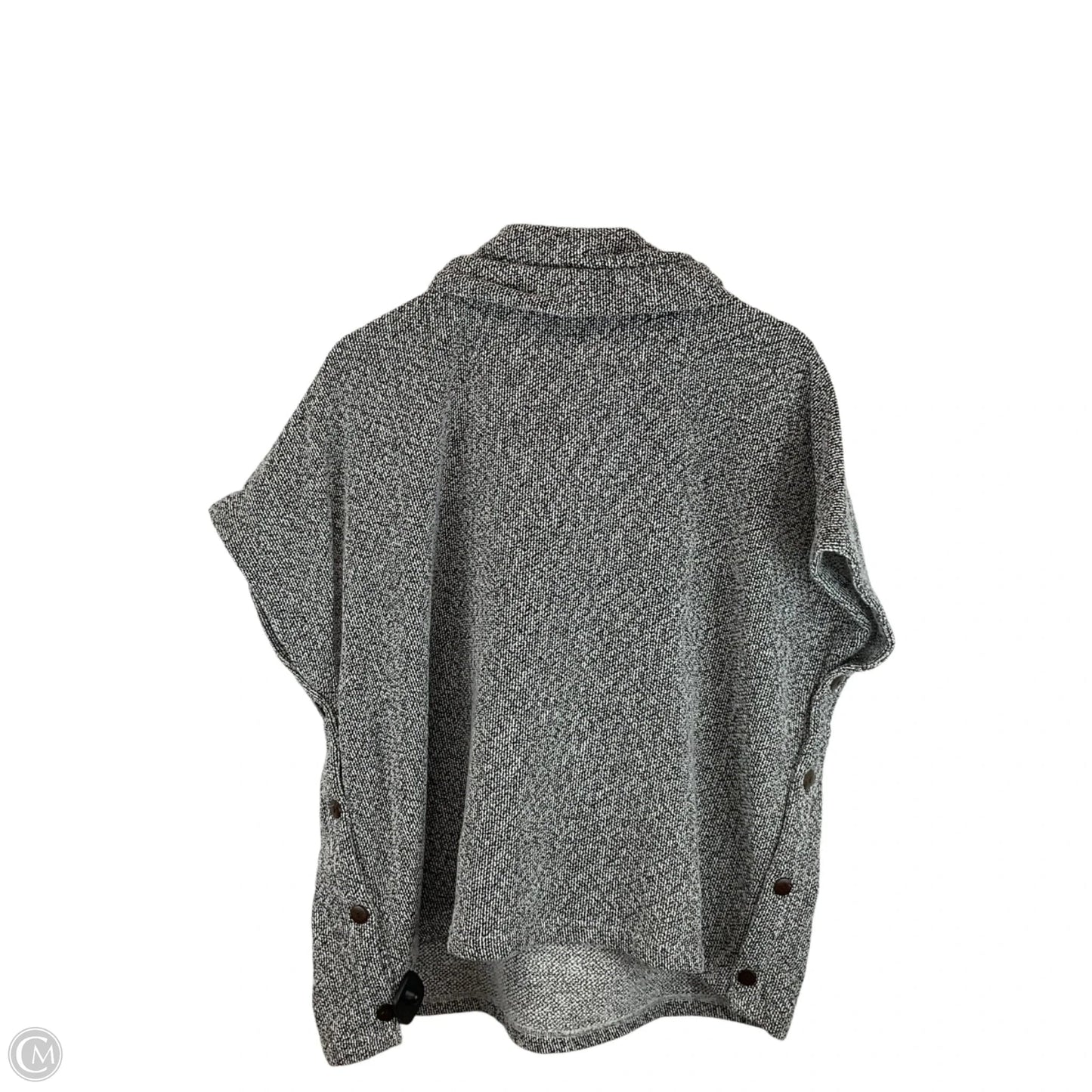 Sweater Short Sleeve By Doe & Rae In Grey, Size: S