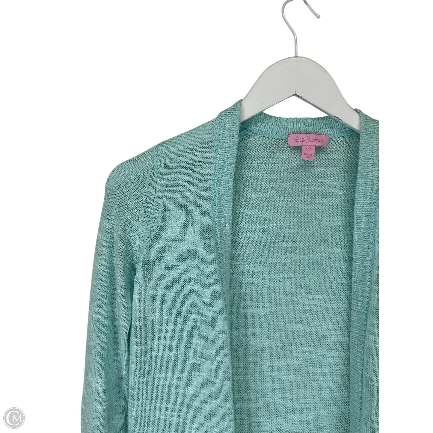 Sweater Cardigan Designer By Lilly Pulitzer In Blue, Size: Xxs
