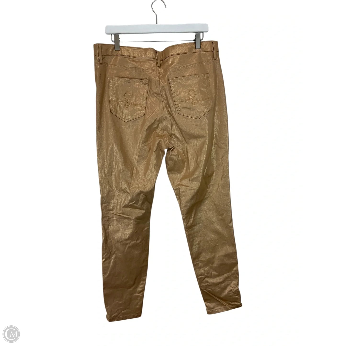 Pants Designer By Lilly Pulitzer In Gold, Size: 14